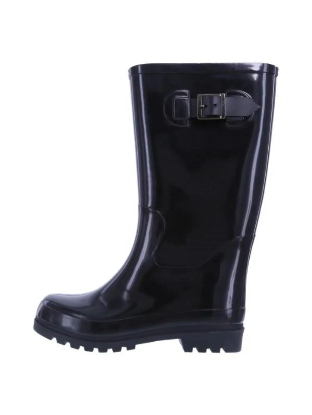 Womens Rain Boots 7 Rugged Outback Tsunami Black Slick Upper Tall Waterproof